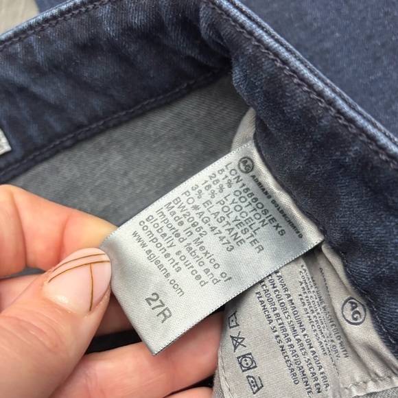 AG Anthropologie Stevie high-rise ankle jeans Sz 27 - Picture 8 of 8